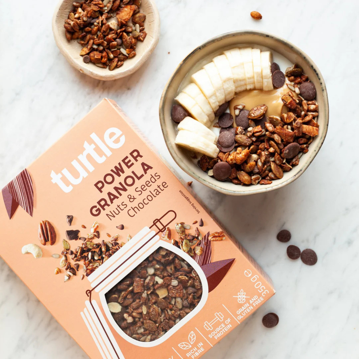 This option includes all relevant keywords, including the exact product name, key benefits listed on the box, and a detailed description of the delicious serving suggestion shown.